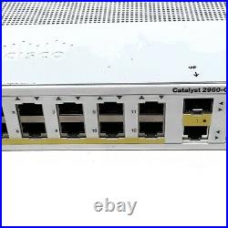 Cisco Catalyst PoE Network Switch. PN WS-C2960C-12PC-L