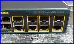 Cisco Catalyst WS-C2960G-24TC-L 24Ports RackMountable Switch C2960G-24TC-L 2960G