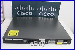 Cisco Catalyst WS-C3560G-48PS-S 48-Port Gigabit PoE Switch 15.0 4X GLC-SX-MM