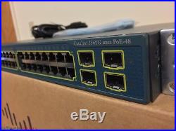 Cisco Catalyst WS-C3560G-48PS-S 48-Port Gigabit PoE Switch 15.0 (SAME DAY SHIP)