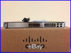 Cisco Catalyst WS-C3750G-24PS-S 24-Port PoE Gigabit Switch 15.0 OS SAME DAY SHIP