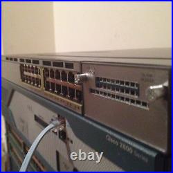 Cisco Catalyst WS-C3750X-24T-S 24-Ports Gigabit NetWork Switch