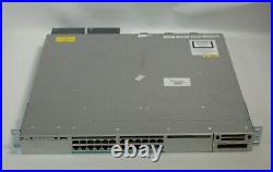 Cisco Catalyst WS-C3850-24XU-L 24 Port Managed Switch UPoE 10GB SFP Dual Power