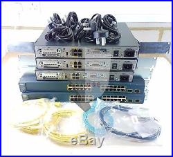 Cisco Ccna Ccnp Lab Starter Kit 1841 Router 3560 Switch Wic Cards Dte Dce Cables