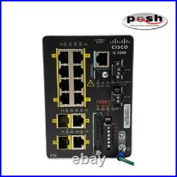 Cisco IE-2000-8TC-L Industrial Ethernet 2000 Switch, LAN Lite