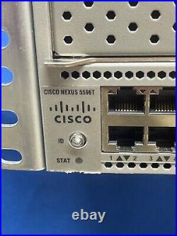 Cisco N5K-C5596T-FA Nexus 5596T 2RU 2PS/4Fans 32x10GT/16xSFP+ Layer 3 Switch