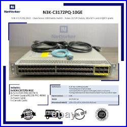 Cisco Nexus N3K-C3172PQ-10GE 48x 10G 6x 40Ge QSFP Switch WithDual Power-Fast Shipp
