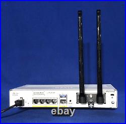 Cisco Router C1101-4PLTEPWB Integrated Service Router with Antennas & Power Supply