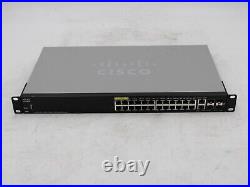 Cisco SG350-28P 28-Port PoE Rack Mountable Gigabit Managed Network Switch