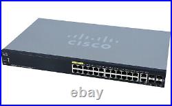 Cisco Small Business SF350-24P switch 24 ports managed rack-mountable USED
