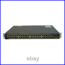 Cisco WS-C2960-48PST-L 48 pport PoE Manageable Switch