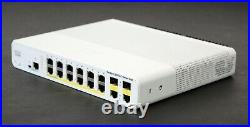 Cisco WS-C2960C-12PC-L Catalyst 2960-C Compact PoE Switch with Rack mounts