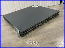 Cisco WS-C2960S-48FPS-L Catalyst 2960-S 48-Port PoE+ Network Switch