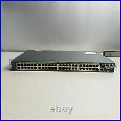 Cisco WS-C2960S-48TD-L 48-Port Gigabit 2960S Switch WITH C2960S-STACK