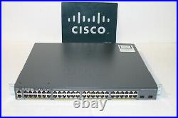 Cisco WS-C2960X-48FPD-L 48 POE+ GE+2 10G SFP+, LAN BASE (740W)