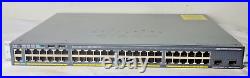 Cisco WS-C2960X-48FPD-L 48 V07 POE+ GE+2 10G SFP+, LAN BASE 740W with C2960X-Stack