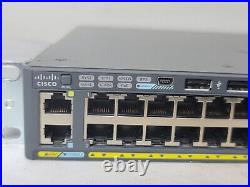 Cisco WS-C2960X-48FPD-L 48 V07 POE+ GE+2 10G SFP+, LAN BASE 740W with C2960X-Stack