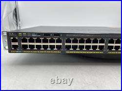 Cisco WS-C2960X-48FPS-L 48 PoE Port 740W 4 x 1G SFP LAN C2960X-Stack MW4B3