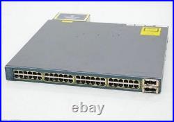 Cisco WS-C3560E-48PD-SF 48 Port Gigabit Layer 3 POE Switch 2x TenGig Uplinks