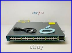 Cisco WS-C3560E-48PD-SF 48 Port PoE Gigabit Switch SAME DAY SHIPPING