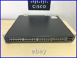 Cisco WS-C3560E-48TD-S 48 Port Gigabit Ethernet Switch SAME DAY SHIPPING
