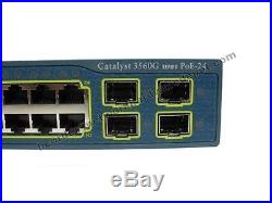 Cisco WS-C3560G-24PS-S 24-Port 10/100/1000 PoE 3560 Switch 1 Year Warranty