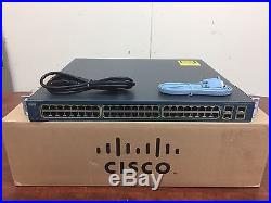 Cisco WS-C3560G-48PS-S 48 Port 10/100/1000 PoE Gigabit Switch -samedayshipping