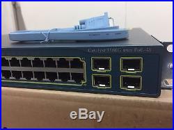 Cisco WS-C3560G-48PS-S 48 Port 10/100/1000 PoE Gigabit Switch -samedayshipping