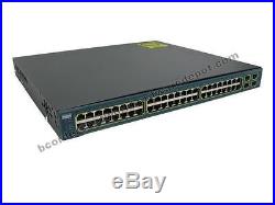 Cisco WS-C3560G-48TS-S 48-Port 10/100/1000 Gigabit Switch 1 Year Warranty