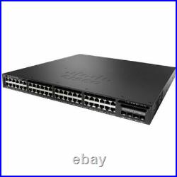 Cisco WS-C3650-48FS-S 3650 Catalyst 48 Ethernet Poe+ Ports Layer 3 Switch