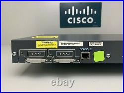 Cisco WS-C3750-48PS-S 48 Port PoE Switch 1 YEAR WARRANTY SAMEDAYSHIPPING