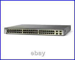 Cisco WS-C3750G-48PS-S 3750G 48 Port Poe 4 Sfp Gigabit Catalyst Switch