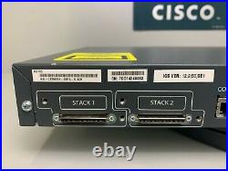 Cisco WS-C3750V2-48PS-S 48 Port PoE Switch 1 YR WARRANTY SAME DAY SHIPPING