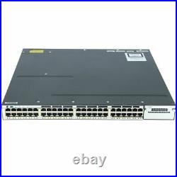 Cisco WS-C3750X-48P-L 3750X Lan Base Catalyst 48 Ethernet Poe+ Ports Switch