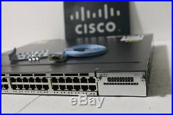Cisco WS-C3750X-48P-L 48-Port PoE+ Gigabit Switch1 YEA 1x C3KX-PWR-1100WAC