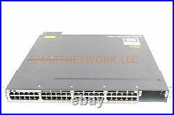 Cisco WS-C3750X-48PF-S 3750X Network Poe Rackmount Layer 3 Catalyst Switch