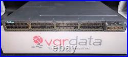 Cisco WS-C3750X-48PF-S 48 Port Gigabit Ethernet PoE Stackable Switch