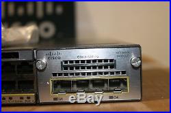 Cisco WS-C3750X-48PF-S 48-Port Gigabit IP Base Switch with2x C3KX-PWR-1100WAC DUAL