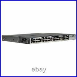 Cisco WS-C3750X-48T-S 3750X Layer 3 10 Gig 48 Ports Catalyst 1000 Switch