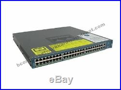 Cisco WS-C4948-10GE-S 4948-10GE 48-Port Gigabit + 10GB Switch with AC Power