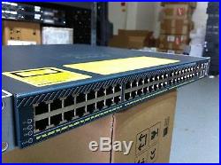 Cisco WS-C4948 48-Port Layer 3 Gigabit Switch with Dual Power Supply, Rack Ears