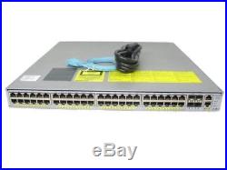 Cisco WS-C4948E-S Catalyst 48-Port Gigabit 4x SFP+ 10GB Switch with AC Power