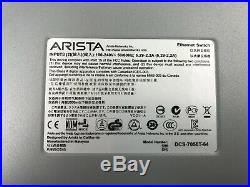 DCS-7050T-64 ARISTA 48xRJ45 1/10GBASE-T 10G 48P 4x QSFP+ SWITCH With 2 PSU & EARS