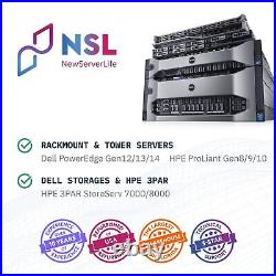 DELL PowerEdge R630 8SFF Server 2x E5-2690v4 2.6GHz =28 Cores 64GB H730 4xRJ45