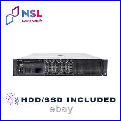 DELL PowerEdge R730 2x E5-2667v4 3.2GHz =16C 256GB H730 2x 800GB SSD 4xRJ45