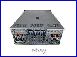 DELL PowerEdge R930 4x E7-8880v4 2.2GHz =88 Cores 256GB H730p PCIe 2xSFP+ RJ45