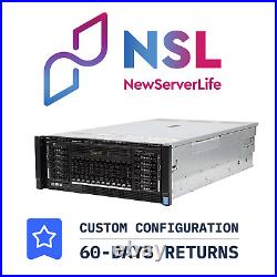 DELL PowerEdge R930 4x E7-8890v4 2.2GHz =96 Cores 2048GB H730p PCIe 2xSFP+ RJ45