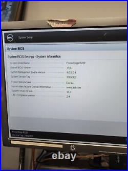 Dell PowerEdge R230 Server E3-1220 v5 3.0GHz 8GB RAM NO HDD/OS 1x PSU #73