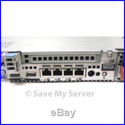 Dell PowerEdge R610 Server 2 x QUAD CORE PROCESSORS 16GB RAM PERC6i iDRAC6 1PS