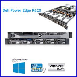 Dell PowerEdge R620 2 x E5-2650 V2 8 Core 2.6Ghz 64GB RAM 4 x CADDY PERC S110